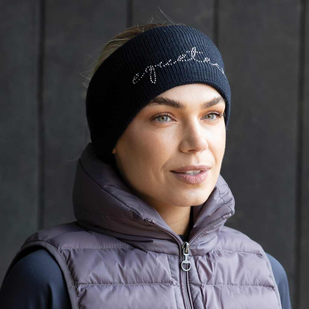 Equetech Signature Knit Headband in Navy
